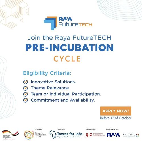 دورة ما قبل الاحتضان لـ Raya FutureTECH - منصة حـافِـــز